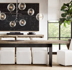 55 Inch Sputnik Globe Glass Chandelier - Mobile