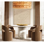 46 Inch Smoked Murano Glass Round Chandelier - Chiara