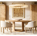 60 Inch Lueur Round Alabaster Chandelier - Rivage