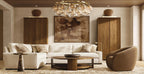 60 Inch Glass Bubble Round Chandelier - Cabrette