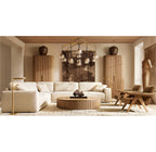 60 Inch Crystal Cluster Chandelier - Hemisphere
