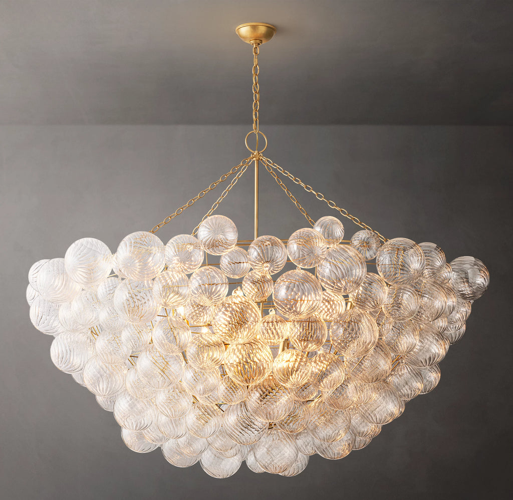 66 Inch Glass bubble Chandelier - Talia