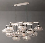 54 Inch Glass Bubble Oval Chandelier - Cabrette