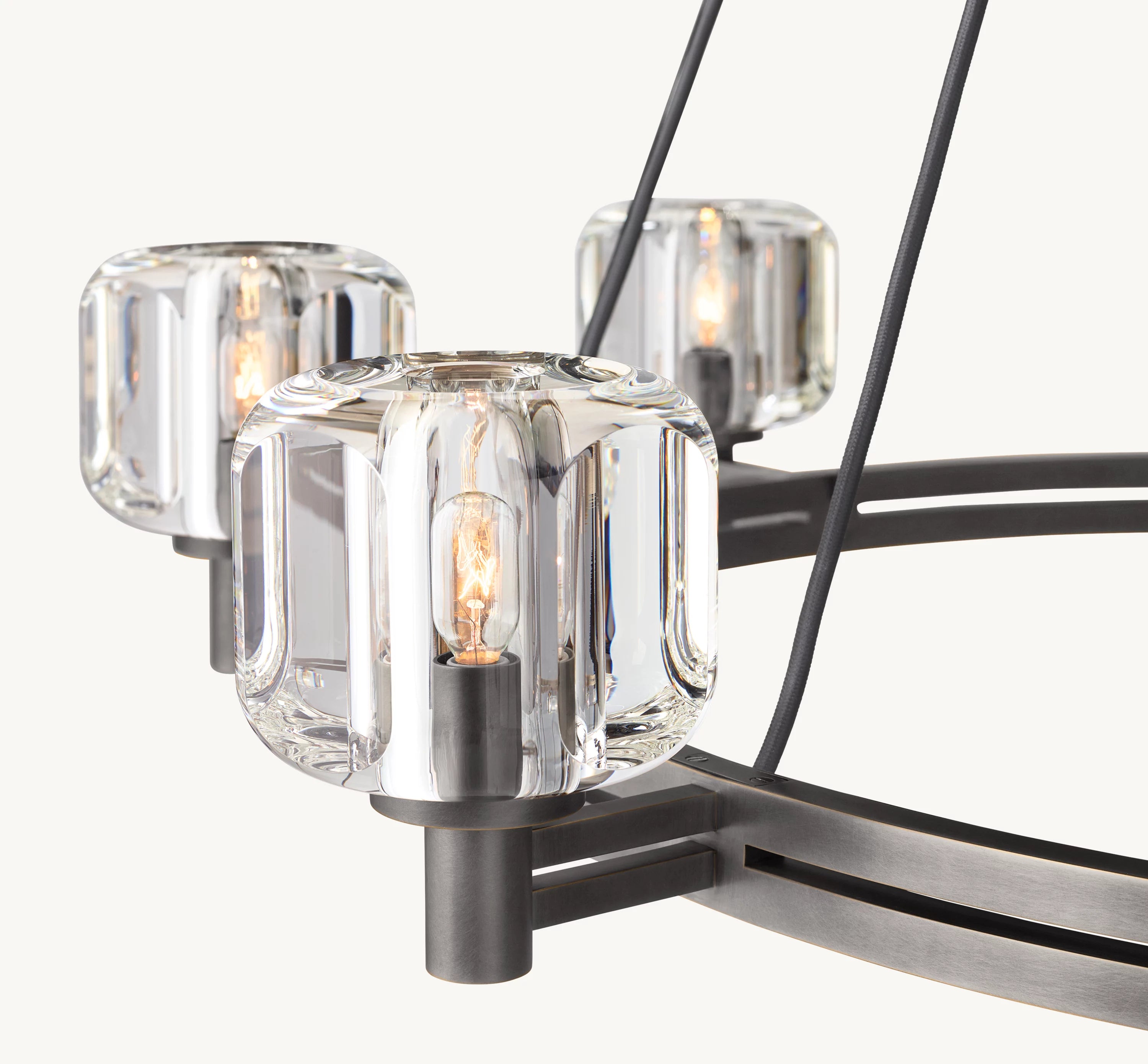 48 Inch Crystal Round Candle Chandelier - Demaret