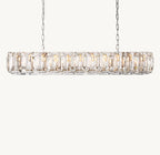 74 Inch Crystal Rectangular Chandelier – Harlow