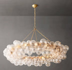63 Inch Glass Bubble Ring Chandelier - Talia