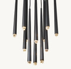 24 Inch Pin Cascading Round Chandelier - Aquitaine