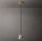 7 Inch Crystal Pendant Light - Hemisphere