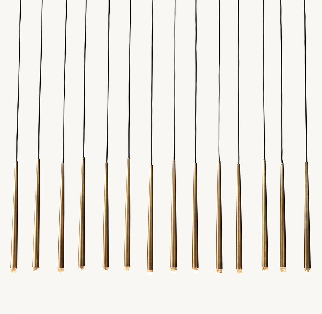 72 Inch Pin Linear Chandelier - Aquitaine