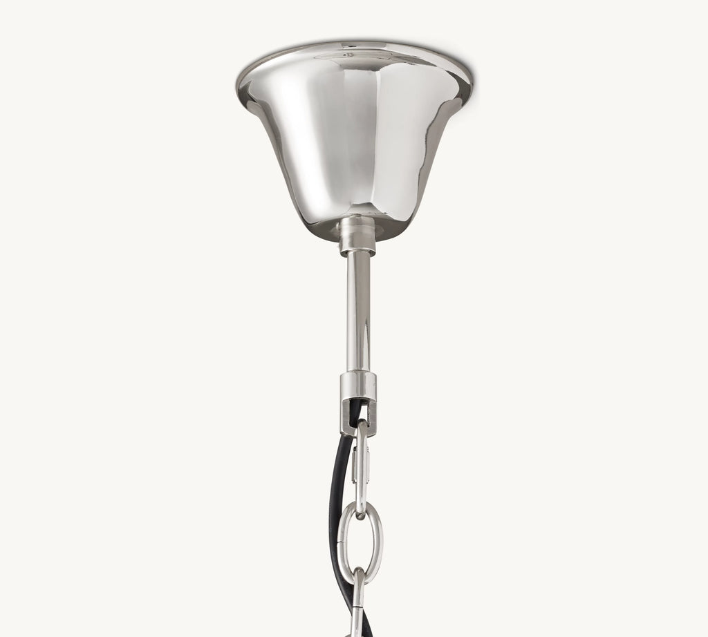 32 Inch Crystal Prism Round Chandelier - Rhys
