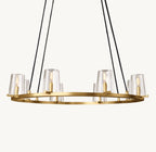 36 Inch Hurricane Candle Ring Chandelier - Pauillac