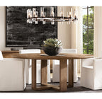 48 Inch Cylindrical Glass Candle Round Chandelier - Ravelle