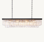 59 Inch Crystal Prism Rectangular Chandelier - Odeon
