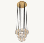 19 Inch Crystal Cluster Chandelier – Boule