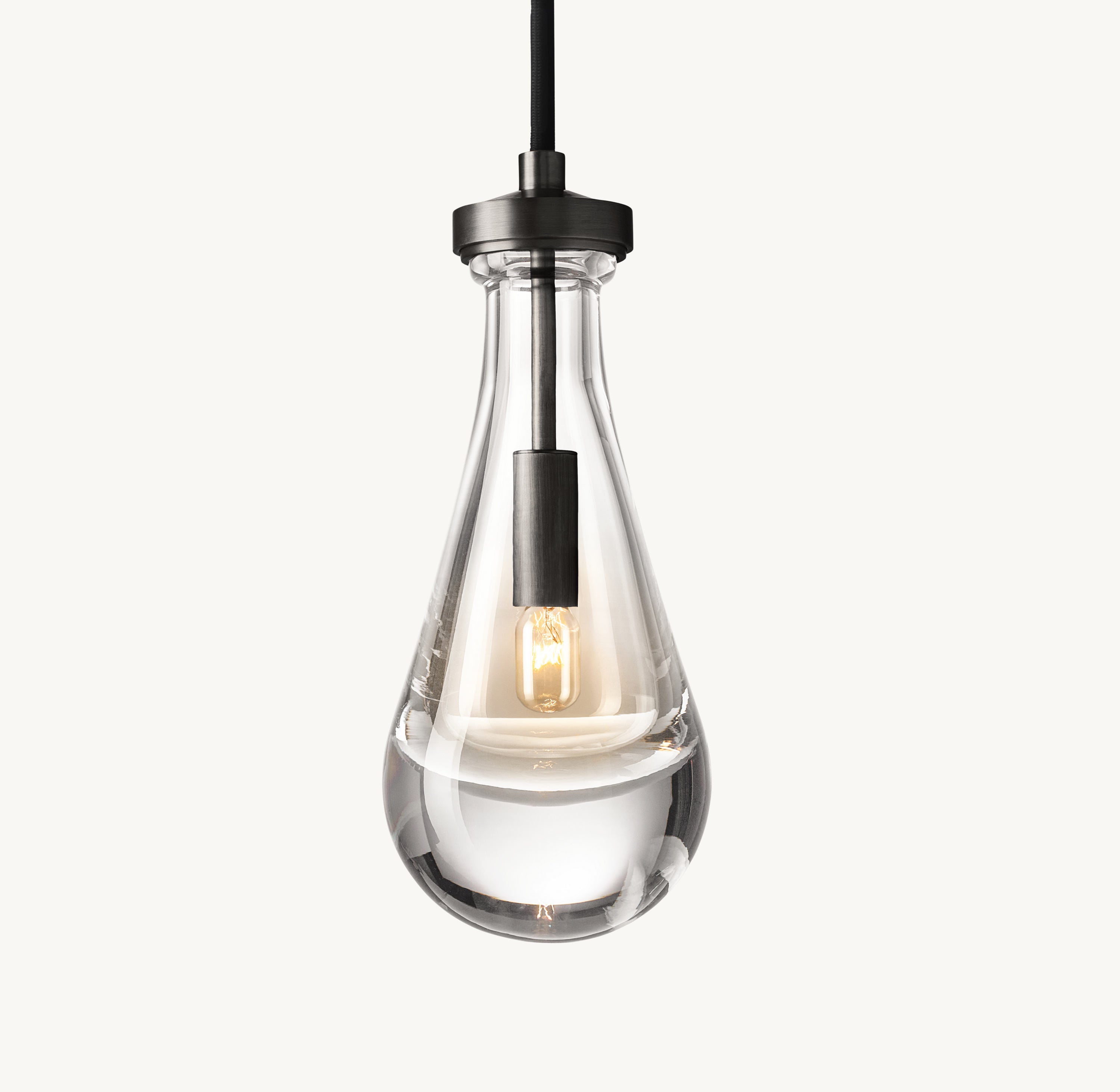 Raindrop Glass Pendant Light – Ava
