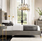 24 Inch Crystal Prism Round Chandelier - Bonnington