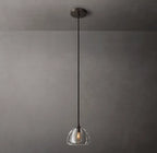 7 Inch Crystal Pendant Light - Hemisphere