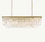 49 Inch Crystal Prism Rectangular Chandelier - Odeon