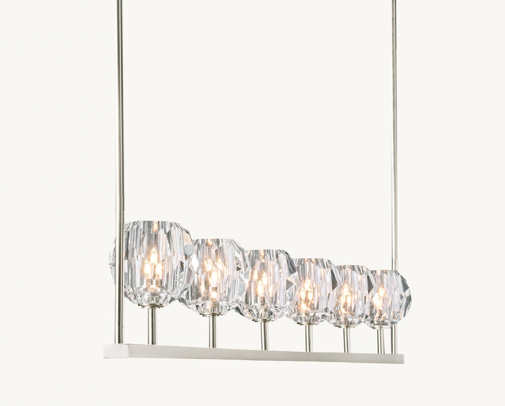 60 Inch Crystal Linear Chandelier – Boule