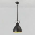 10 Inch Metal Dome Pendant Light - Machinist