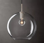 14 Inch Globe Glass Pendant Light - Utilitaire
