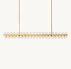 72 Inch Hexagonal Crystal Linear Chandelier – Arcachon