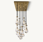 54 Inch Raindrop Linear Chandelier – Ava