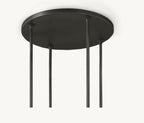 60 Inch Cylindrical Glass Candle Round Chandelier - Ravelle