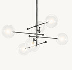 55 Inch Sputnik Globe Glass Chandelier - Mobile