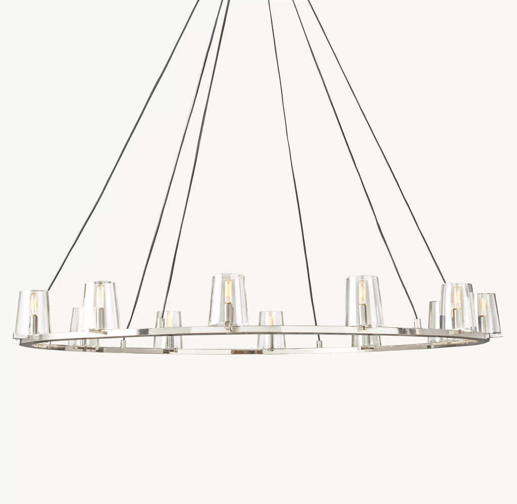 60 Inch Hurricane Candle Ring Chandelier - Pauillac