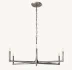 48 Inch Forged Candlestick Chandelier - Thaddeus
