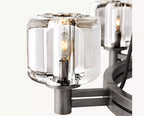 36 Inch Crystal Round Candle Chandelier - Demaret