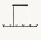 72 Inch Crystal Linear Candle Chandelier - Demaret