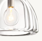7 Inch Dome Crystal Pendant Light - Botanist