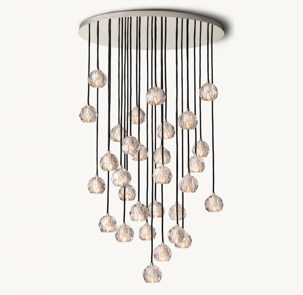 40 Inch Crystal Cluster Chandelier – Boule