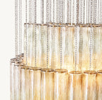 29 Inch Tronchi Murano Glass Tiered Chandelier - Serenella