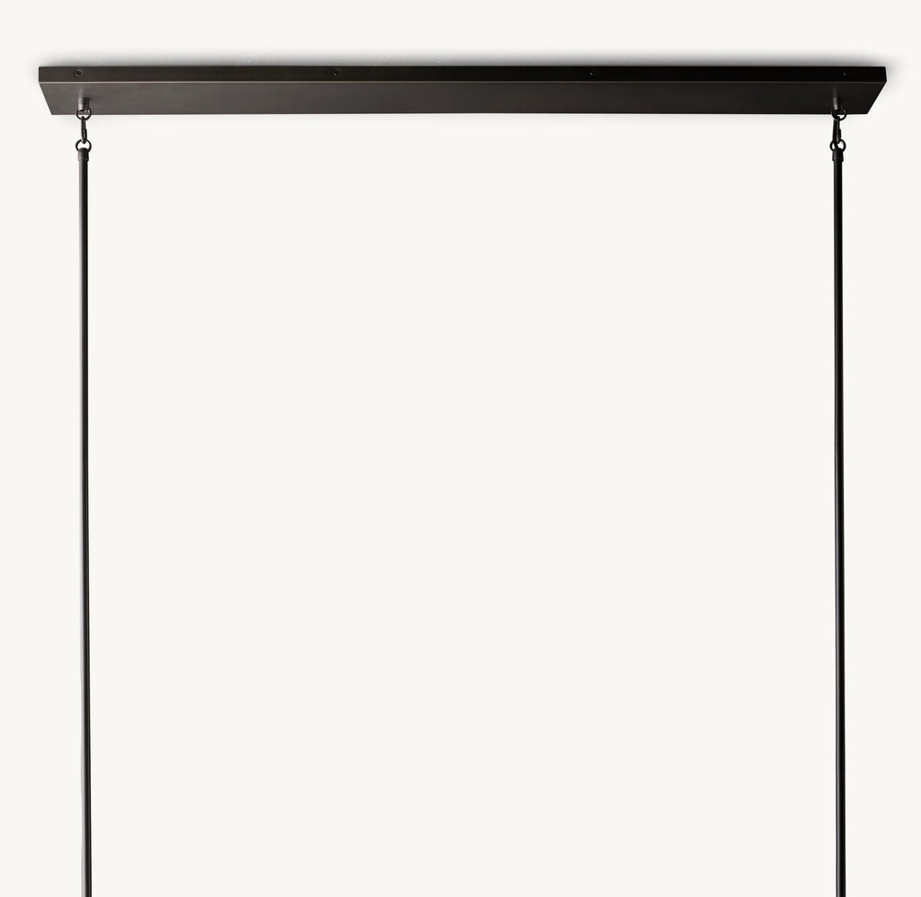 49 Inch Hurricane Candle Linear Chandelier - Pauillac