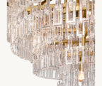 48 Inch Chain Crystal Tiered Chandelier - Marignan