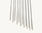 72 Inch Pin Linear Chandelier - Aquitaine