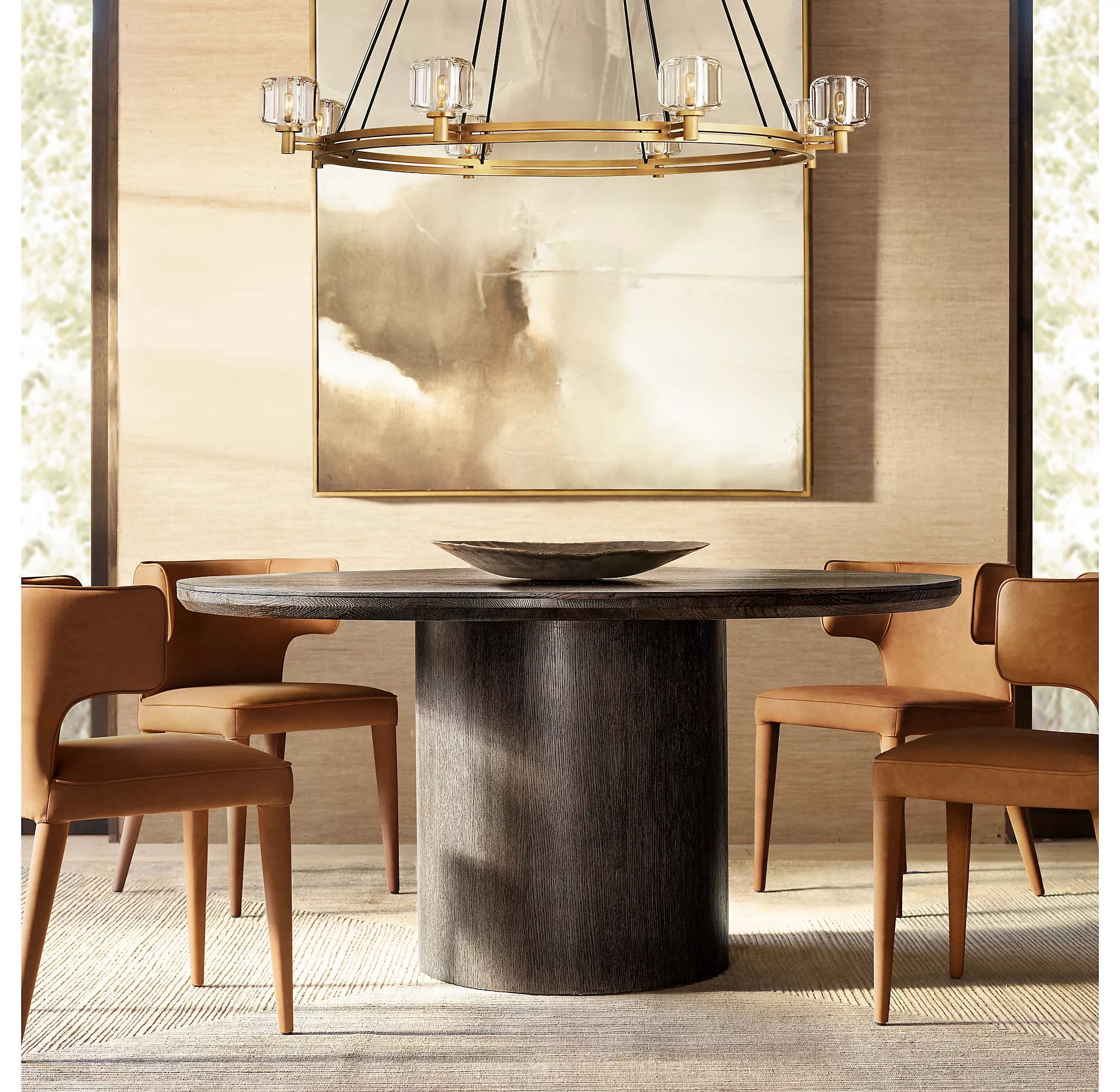 60 Inch Crystal Round Candle Chandelier - Demaret