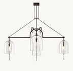 61 Inch Bell Glass Chandelier - Fulcrum