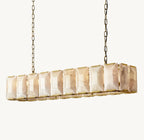 60 Inch Alabaster Rectangular Chandelier – Harlow