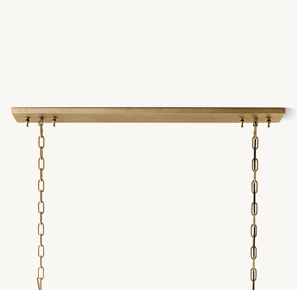 59 Inch Crystal Prism Rectangular Chandelier - Odeon
