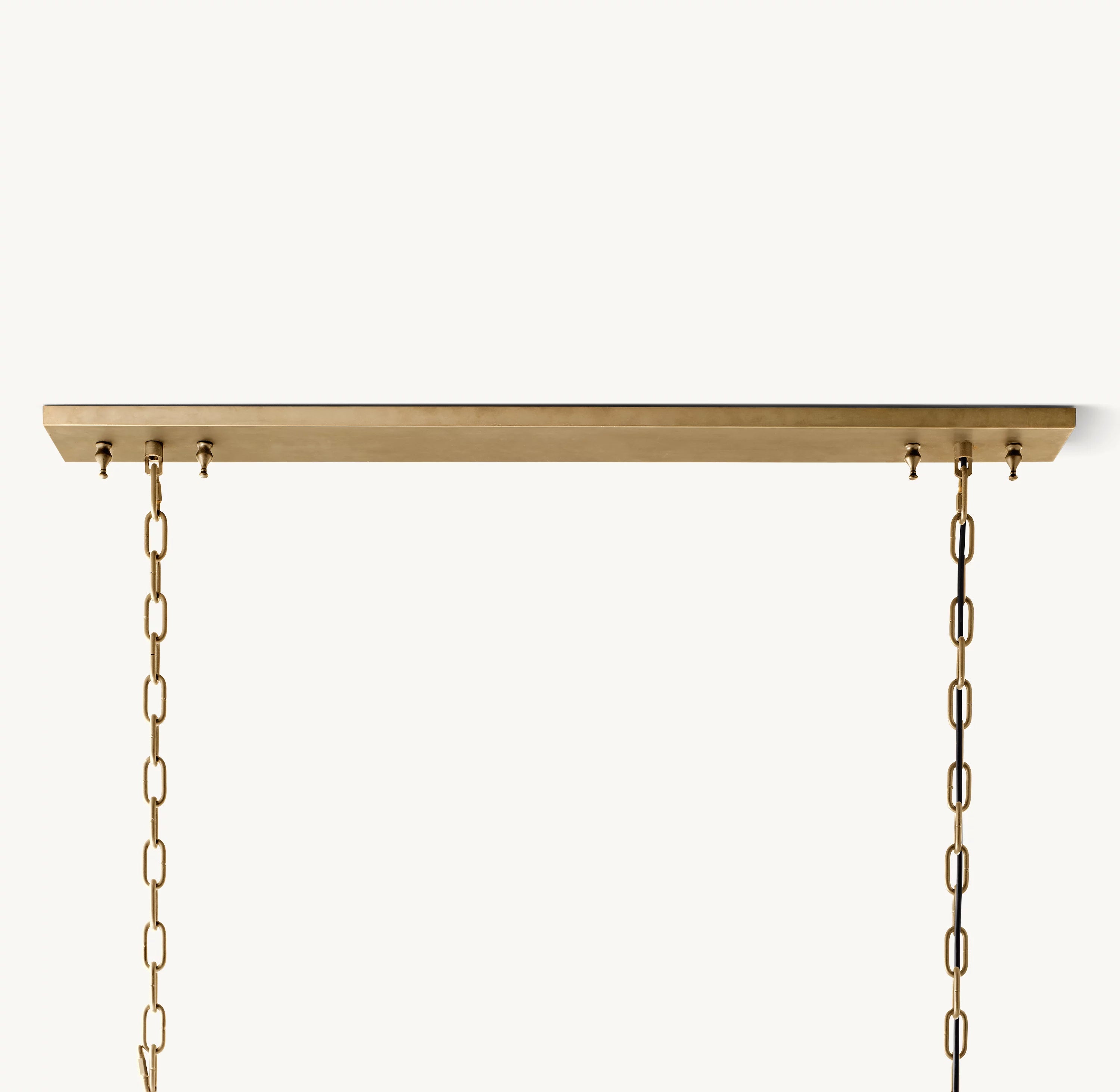 59 Inch Crystal Prism Rectangular Chandelier - Odeon