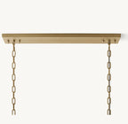 49 Inch Crystal Prism Rectangular Chandelier - Odeon