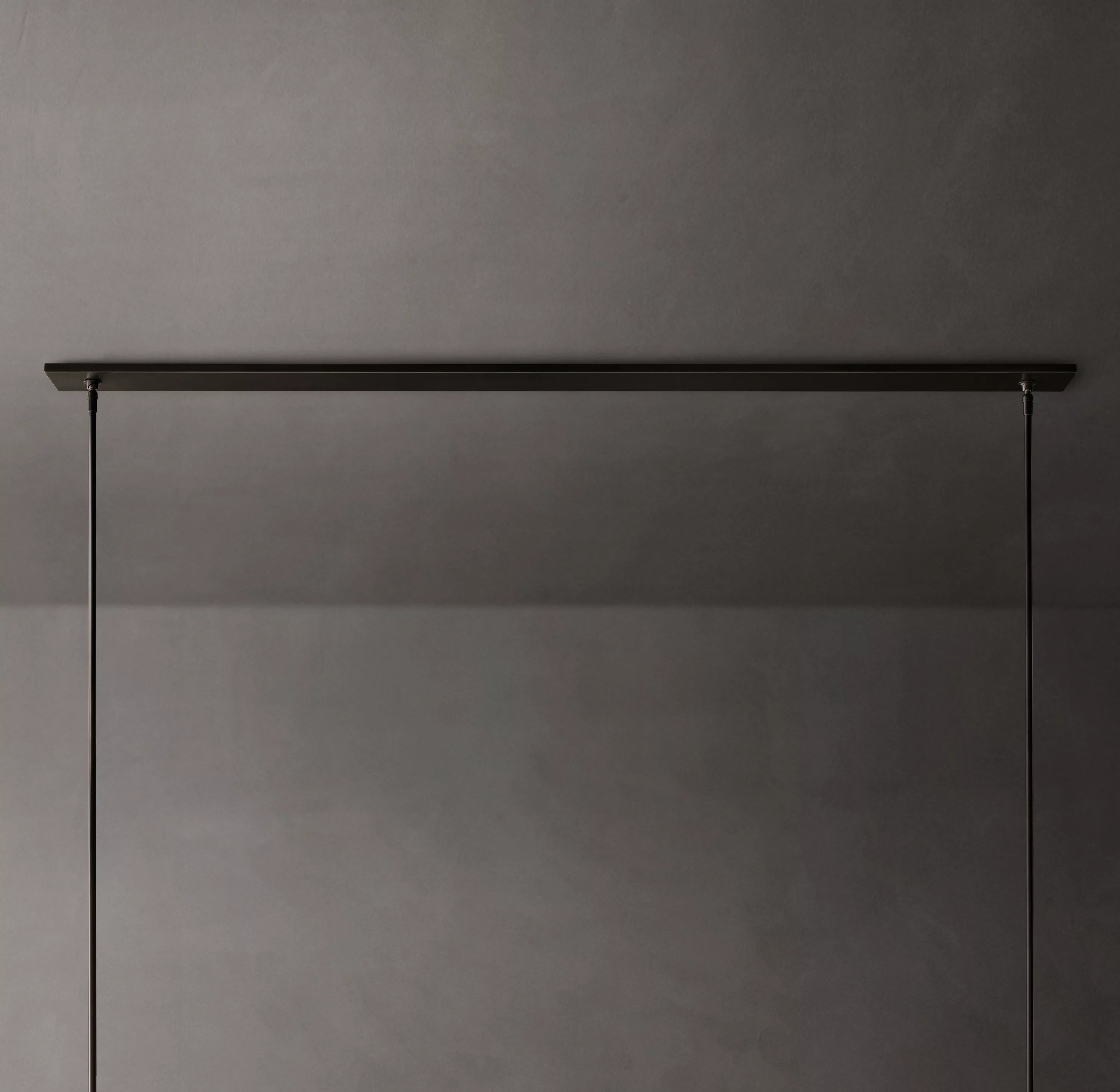 69 Inch Cylindrical Milk Glass Linear Chandelier - Ravelle