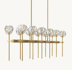 60 Inch Crystal Double Linear Chandelier – Boule