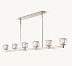 72 Inch Crystal Linear Candle Chandelier - Demaret