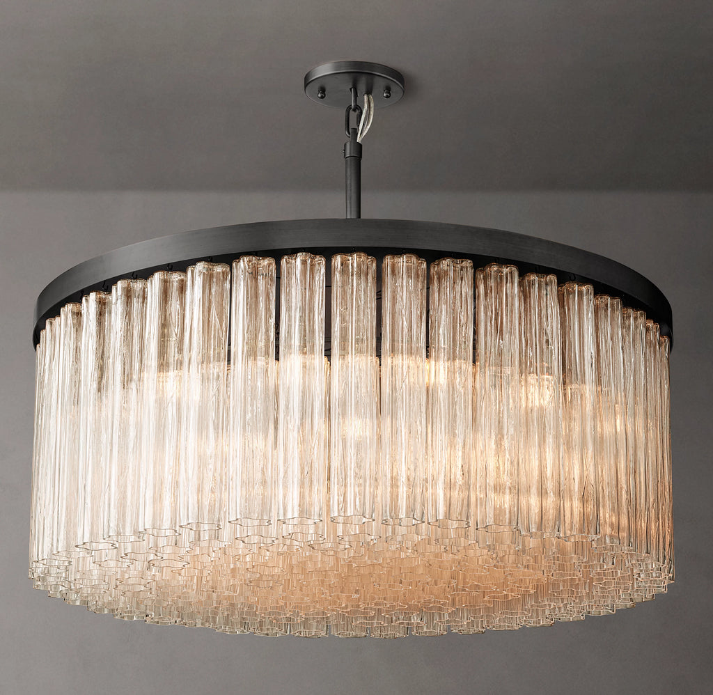 48 Inch Tronchi Glass Round Chandelier - Cielo