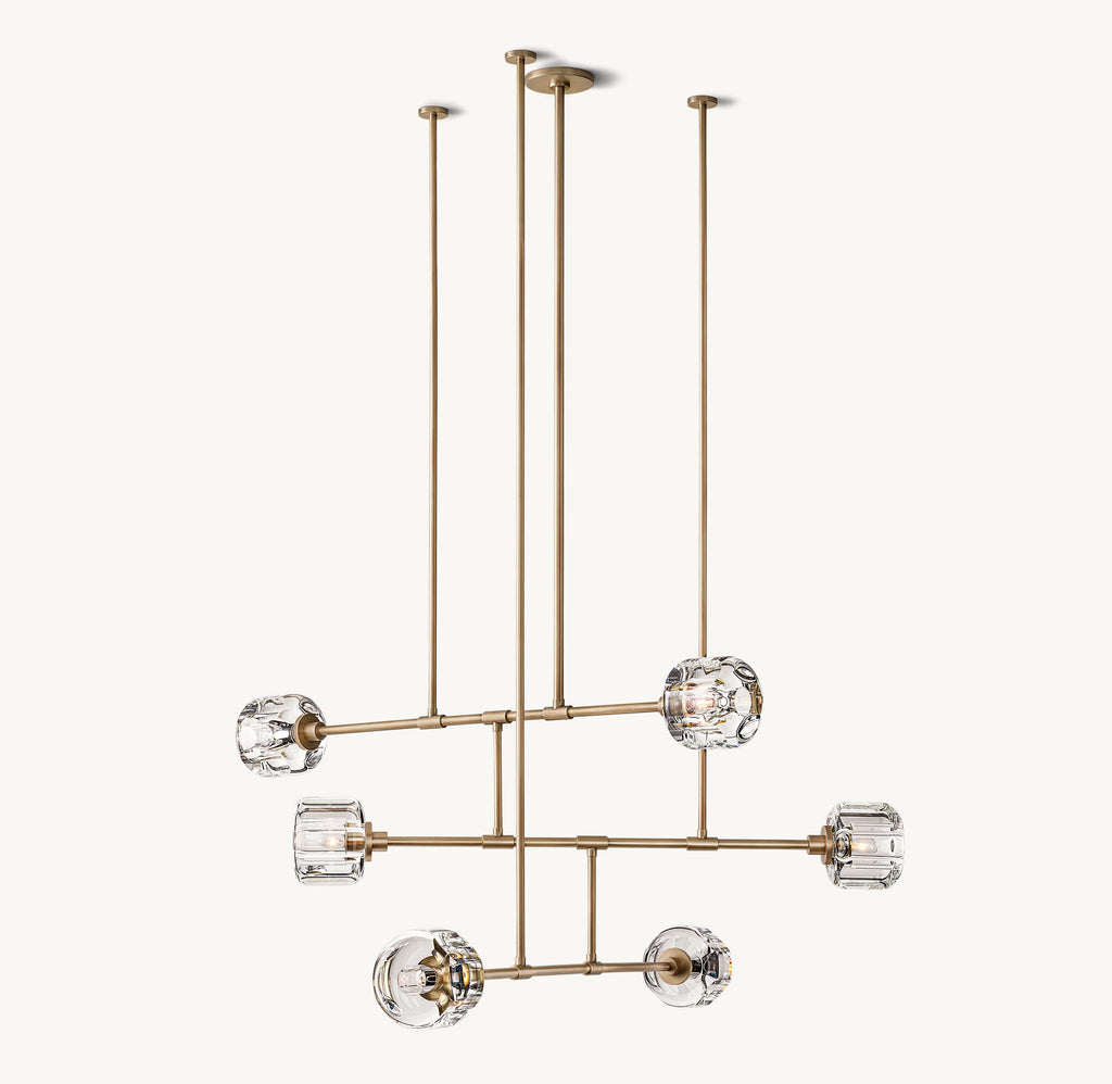 48 Inch Mobile Crystal Chandelier - Demaret